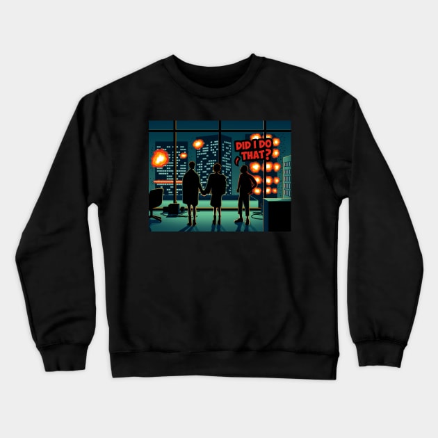 Chaotic Ending! Crewneck Sweatshirt by Raffiti